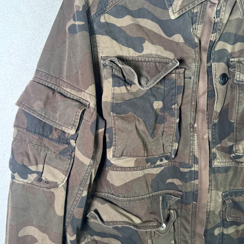 Vtg Gap Heavy Duty Fall 2004 Camo M65 Field Jacket Mens S Military Utility - Picture 10 of 14